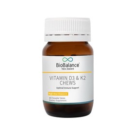 바이오발란스 비타민 D3&K2 60츄어블 X2 Bio Balance Vitamin D3 & K2 60 Chewables X2