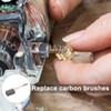 HARFINGTON 4pcs Carbon Brush 13mm x 8mm x 6mm Grinder
