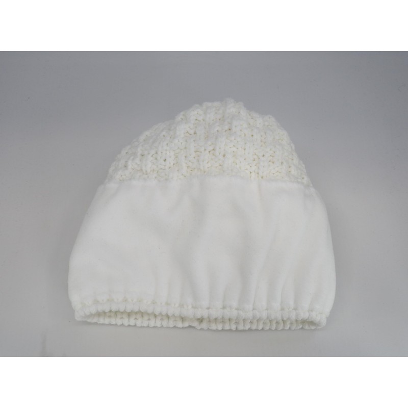SABBOT Chic Women's Hat with Fur Bobble Fleece Lining Winter