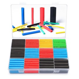328 PCS Electric Insulation Heat Shrink Sleeving, Heat Shrink Tubing, Wire Repair Kit, Shrink Wrap Tubingfor Fixing and Protecting Components Workshop Hand Tools