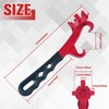 Bucket Opener Tool 3 in 1 Bung Wrench Aluminum Alloy
