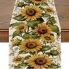 Fall Sunflower Table Runner 13x90 Inch Seasonal Autumn Farmhouse Table