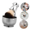 Beavorty Elegant Shaving Brush Set Kit Includes Brush Stand Bowl