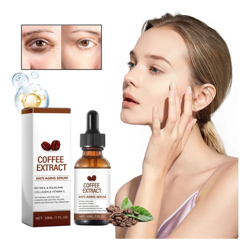 30 Ml De Cafeína Para Rostro, Antienvejecimiento Facial Para