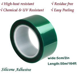 Jourbot Resin Tape for Epoxy Resin,Traceless Silicone Thermal Adhesive Tape for Making River Tables Hollow Frame Bezels Epoxy Resin Craft Pendant