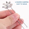 OATIPHO 4pcs Rhinestone Hairpins Set for Women Elegant Bridal Hair