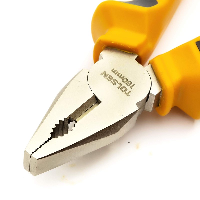 Tolsen Combination Pliers 160mm(6") & 200mm (8") (1, 160mm (6"))