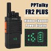PTTalky FR2 Plus Walkie Talkies Long Range, Portable 2 Way