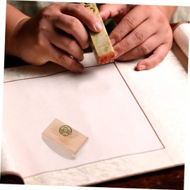 MAGICLULU Ink absorber craft rocker-blotter rocking ink eraser, rocker pad, made of wood, desk pad with ink eraser, erase rocker with ink, mini embossing machine, student woods