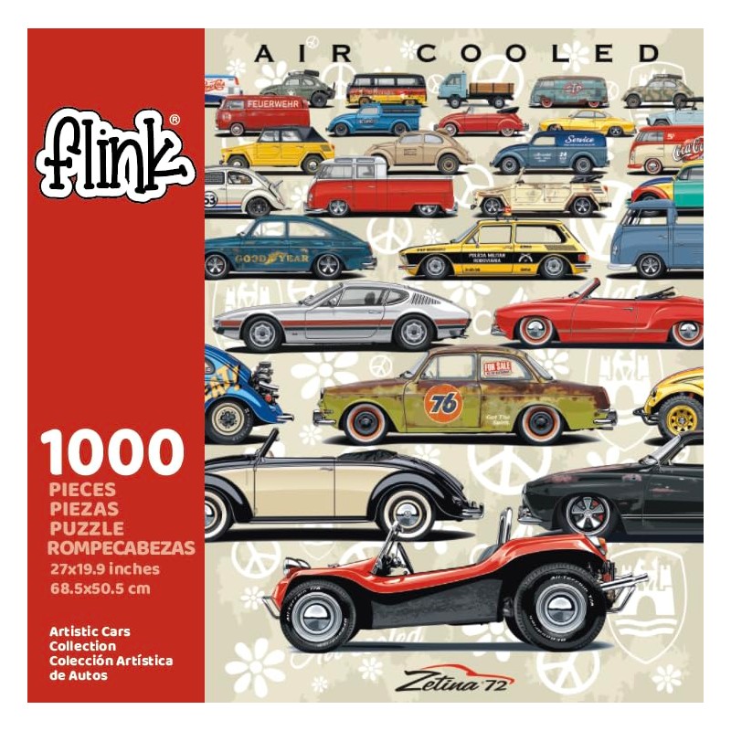 ROMPECABEZAS COLECCION ARTISTICA DE AUTOS