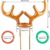 Christmas Inflatable Ring Toss Game, Pack of 11 Inflatable Antlers