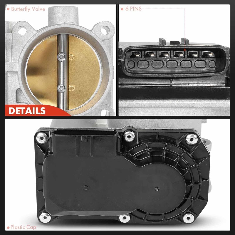 A-Premium Electronic Throttle Body Compatible with Toyota Tacoma 2005 2006