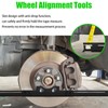 Ertuohg 2PCS Wheel Alignment Tool, Heavy Duty Toe Alignment Tool