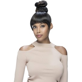 Vivica A Fox BPB-KELSY Heat Resistant Fiber Bang & Bun, P4_27_30, 4.72 Ounce
