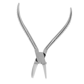 KONTONTY Daily Use Eyeglass Pliers Steel Flat Jaw for Glasses Leg Adjusting Frame Repair Nose Pad Adjustment Easy Handle Design