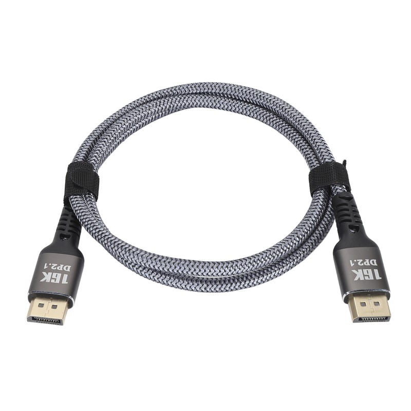DisplayPort 2.1 Cable 16K 30Hz 40Gbps 3D Dynamic HDR Male