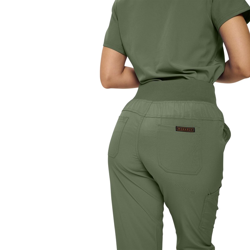 MONARCH UNIFORMS - Conjunto de exfoliantes elásticos para mujer, con