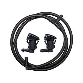 7T4Z-17603-A Direct Replacement Adjuatable Windshield Wiper Nozzle & Fluid Hose kit, Compatible with 2007-14 Ford Edge & 2011-15 Lincoln MKX, Washer Fluid Jet Nozzles & Rubber Tube Hose – BT4Z-17603-A