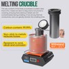 Graphite Crucible for Melting Gold, Silver, Copper 1/2/3kg 99.97% Carbon