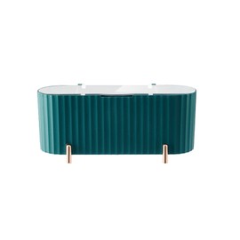 Acrylic Small Bathroom Makeup Toothpick Organiser with Drawers for Cosmetics Lipsticks Jewellery for Bedroom and Bathroom Countertop Cosmetic Bag with Division (A, One Size)