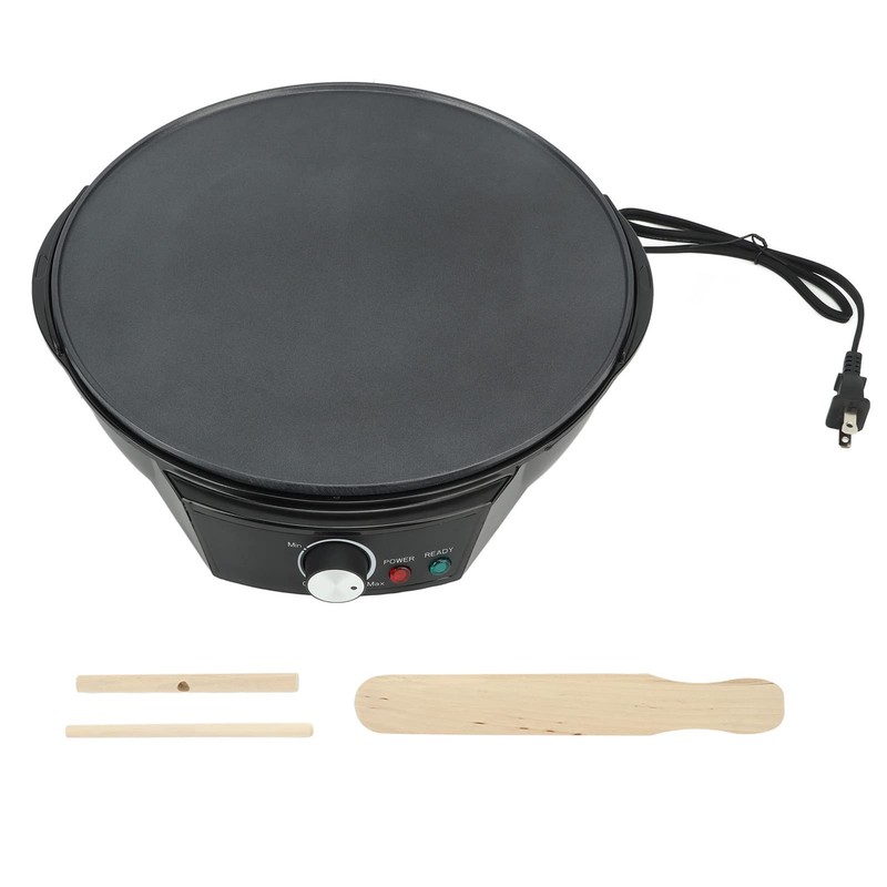 Yctze Electric Crepe Maker, Pancake Crepe Maker 900W Electric Crepe