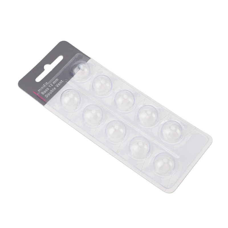 10pcs Double Vent Bass Dome Accessory Single Layer Double Vent