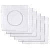 6Pcs Fuse Beads Boards Plastic PegBoards Large Clear for 5 mm Craft Square Bead Pegboard Melting Board Art Boards