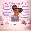 DECOWALL SG2-2502 Black Girl Magic Wall Stickers - Afrocentric Decals