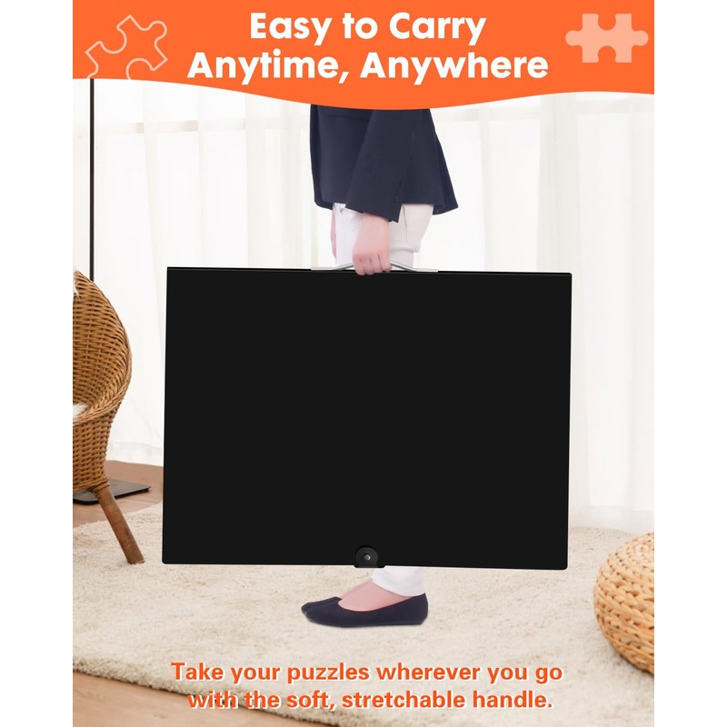 Puzzle Storage Folder Keeper, 1000-Piece Portable&Large Jigsaw Puzzle Organizer with