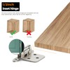 Ravinte 30 Pack 15 Pairs 1/2 Inch Overlay Cabinet Door