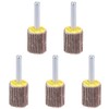 sourcing map 20mm Flap Wheels Shank Mounted Sandpaper Abrasive Wheel