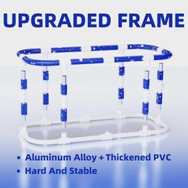 Portable Bathtub, 47“ Foldable Bathtub-Installation Free, 7 Layers Thicken with Metal Support, Therapy Tub for Shower Stall Fold Up Soaking, Hot SPA, Ice Bath (Classic Star D1)