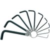 TRUSCO GR10-11638 Ring Type Hex Key Wrench Set, 10-Piece Set,