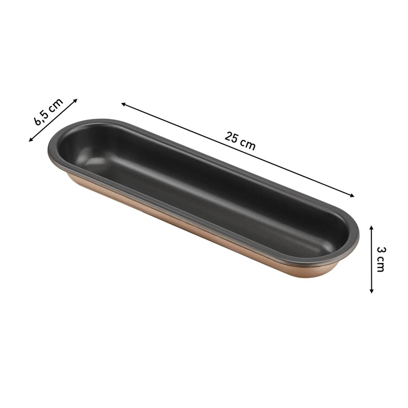 Tefal Creabake J3087304 Non-Stick Baking Mould for Small Baguettes, Easy