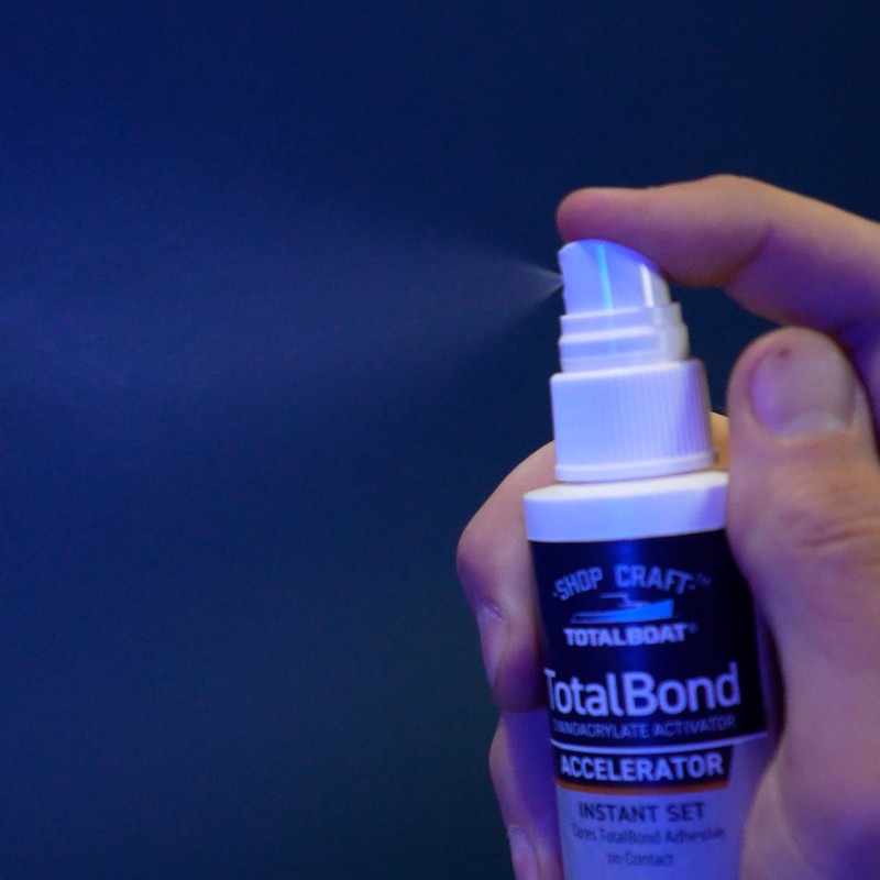 TotalBoat CA Glue Accelerator Spray - TotalBond Activator Spray Instantly