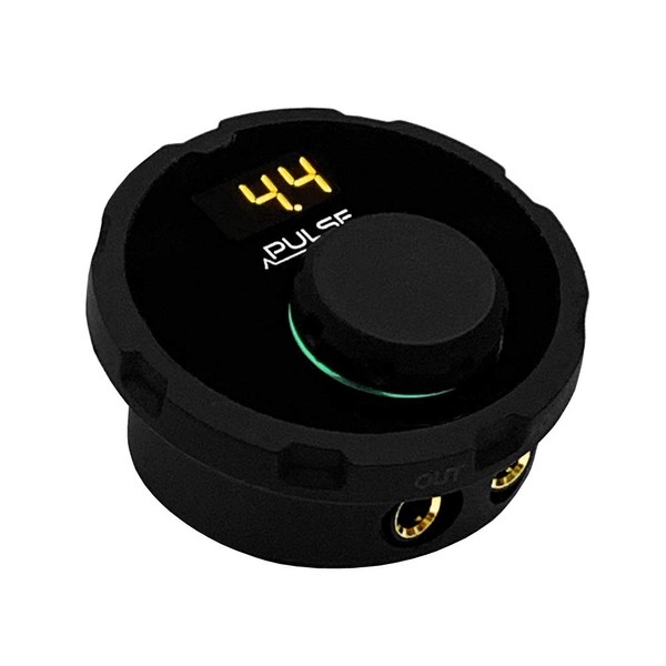 Pulse Overdrive LED Tattoo Power Supply in Black Light weight Sticks on Surfaces Infinity Dial with Continuous Setting