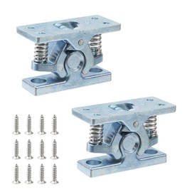Oedema 2 Pcs Double Roller Catch Spring Loaded Door Lock Zinc Alloy Cabinet Door Latch Closure Hardware for Gardens Bedroom Closet, MP-4