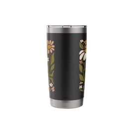 Boho Wildflower Floral Gardener Gardening Florist Garden Stainless Steel Insulated Tumbler