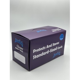 Lenayuyu 1 Box of 600 Counts -12packs LightGreen Color Front Glossy Standard Card Sleeves Toploaders for Trading Cards, Collectable Gaming Cards, MTG Cards, L5R, TCG, Baseball, Rugby, Football Card