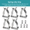 Basement Window Well Cover Spring Clips Hardware Kit for Basement