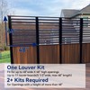 Deck Sunblind System Brackets 2 Set, Louver Hardware Kit for