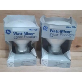GE 2CT: GE  WATT-MISER 120 WATT INDOOR Floodlight 130v R-40 1600lumens  SAVE ENERGY