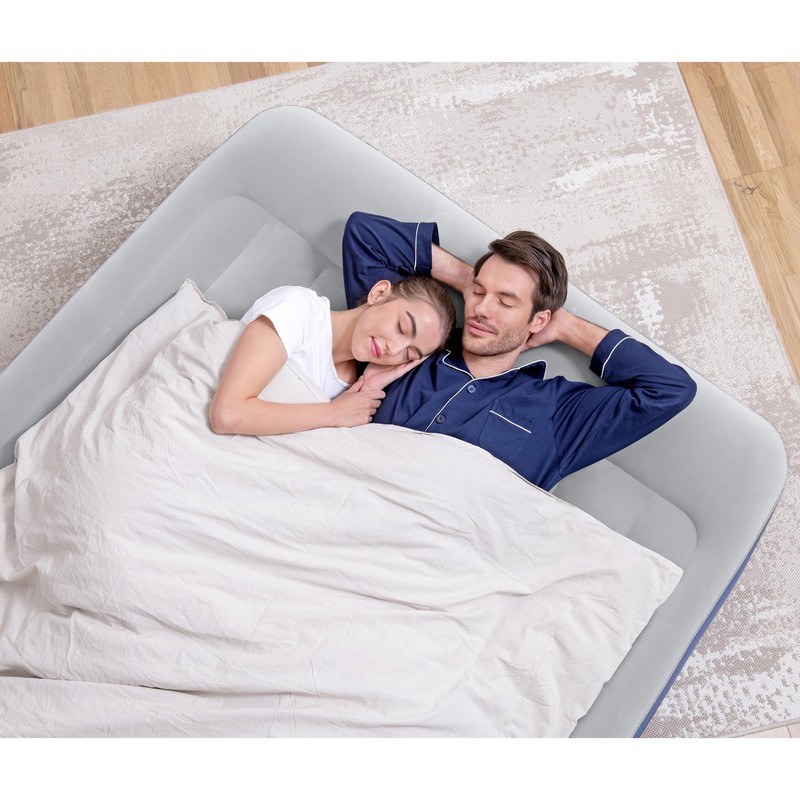 Bestway Tritech Air Mattress Queen 18” with Built-in AC Pump