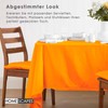 Plain Cotton Orange Tablecloth, 54 x 90 Inches