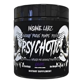 Pre Entreno Insane Labz Psychotic Black (35 Servicios)