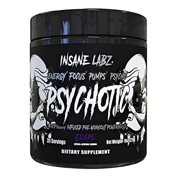 Pre Entreno Insane Labz Psychotic Black (35 Servicios)