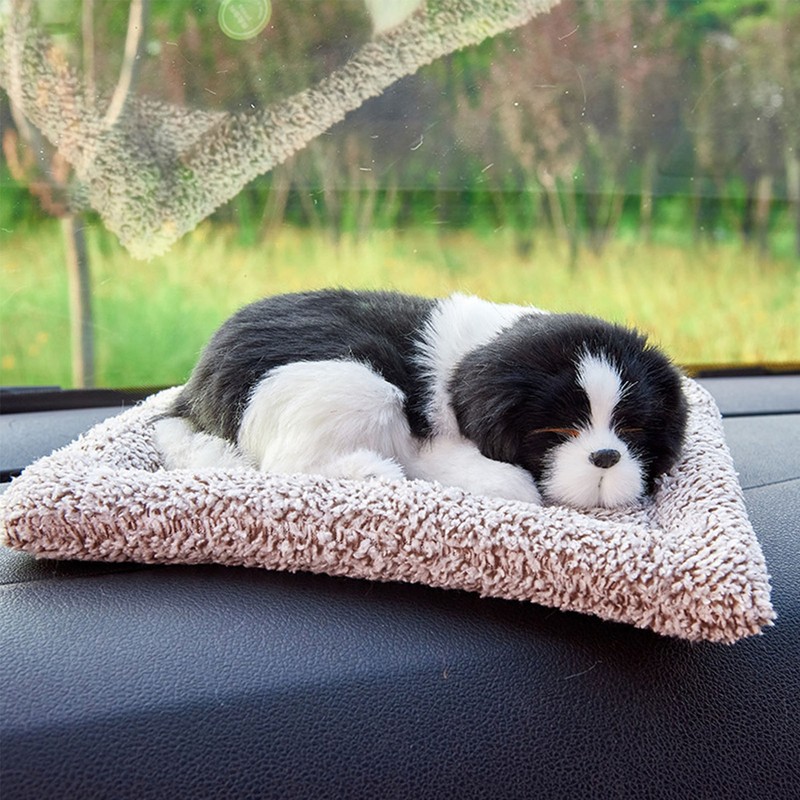 Actived Carbon Dog Plush Toy Odor Removal Air Purification Sleeping