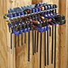 Quick-Release Bar Clamp Rack – Tool Storage Rack Holds 15
