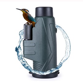 Monocular Telescope 10x42 Monoculars for Adults High Powered IPX7 Waterproof Monoculars Adapter and Sturdy Tripod - Portable Telescope FMC for Bird Watching Hunting Travel Binoculars Gear Nautical