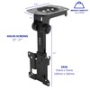 VIVO Manual Flip Down Ceiling Mount for 13 to 27
